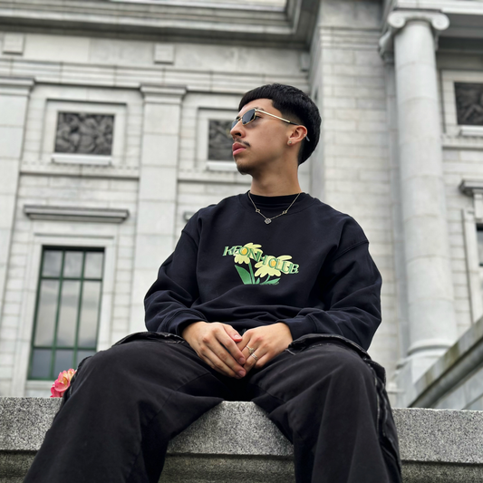 Crewneck Black, Love Keonh, Love Nature