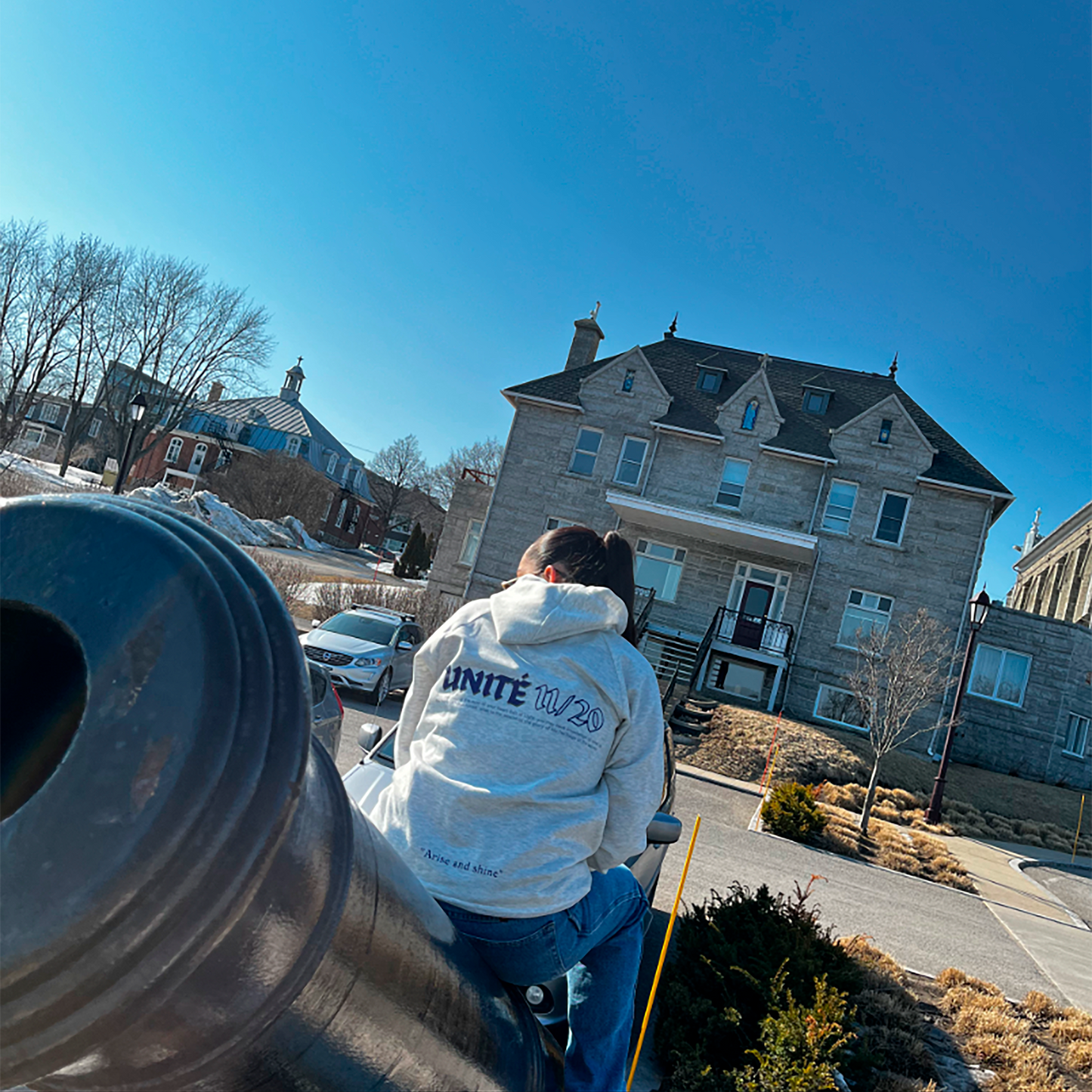 Hoodie Grey, Arise and Shine