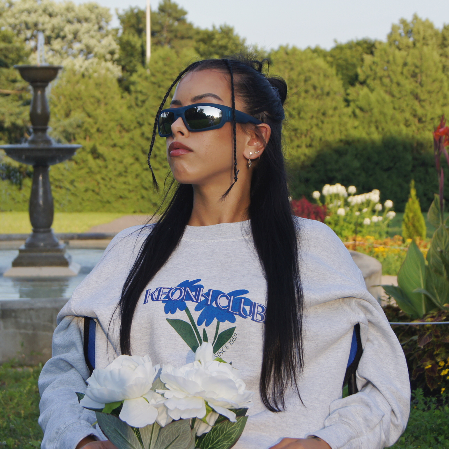 Crewneck Grey, Love Keonh, Love Nature