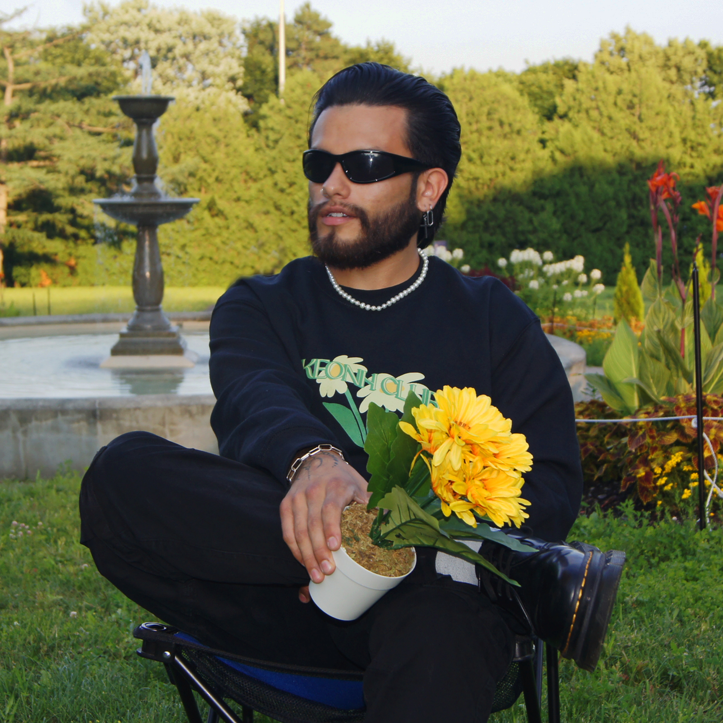 Crewneck Black, Love Keonh, Love Nature